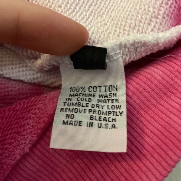 Californian Vintage Girls Pink and White Sweatsuit Size 14 - Picture 7 of 15